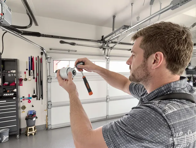 Garage door opener repair service by Spring Hill Garage Door Repair in Spring Hill