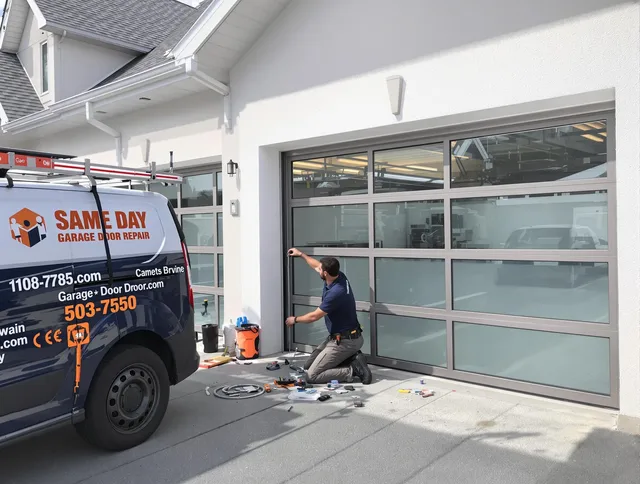 Same-day garage door repair service by Spring Hill Garage Door Repair in Spring Hill