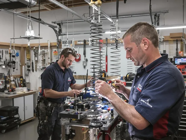 Garage door spring repair service by Spring Hill Garage Door Repair in Spring Hill